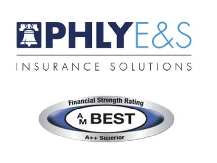 Philadelphia Insurance Companies and AM Best A++ rating logos